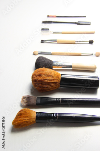 Professional make up brushes set