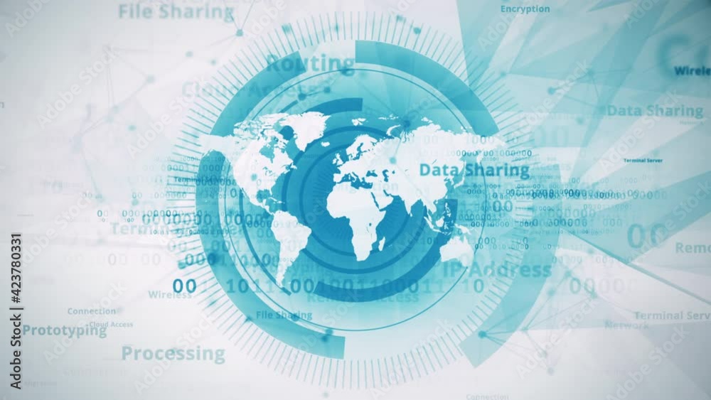 global communications map background animation global communications map background animation