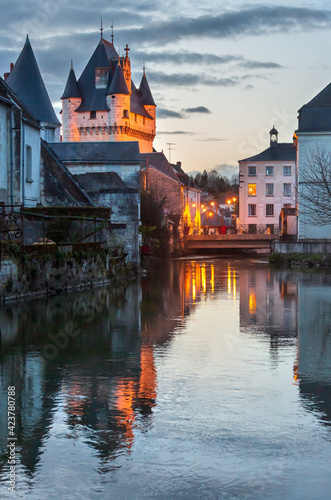 The Royal City of Loches (France).