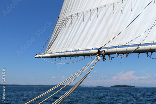 Bild auf Leinwand main sail