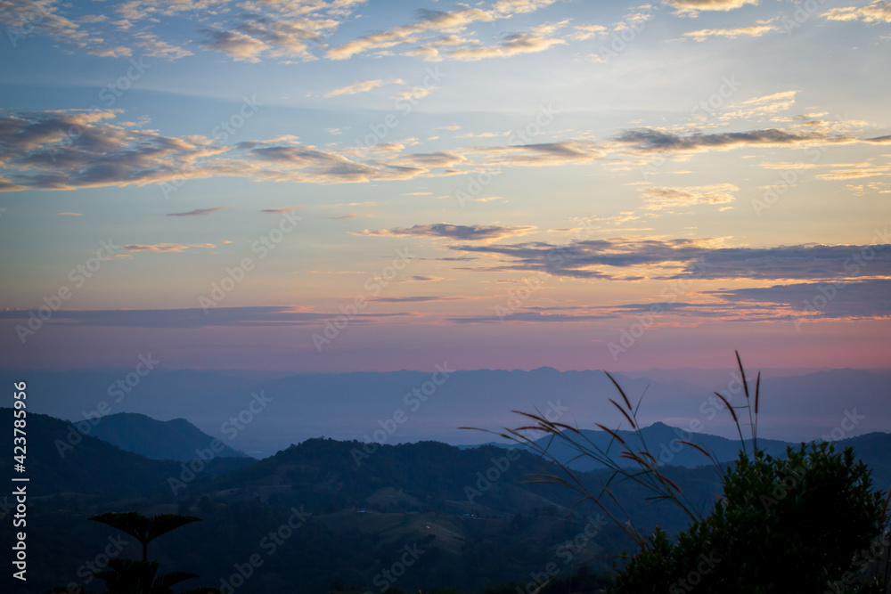 Fototapeta premium Evening sunset