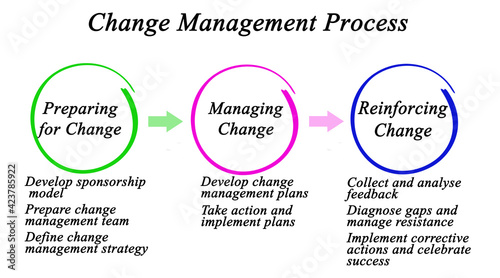 Components of Change Management Process. Stock Illustration | Adobe Stock
