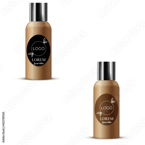 Vector cosmetic bottle 10