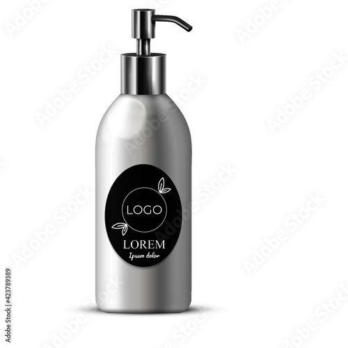 Vector cosmetic bottle 8