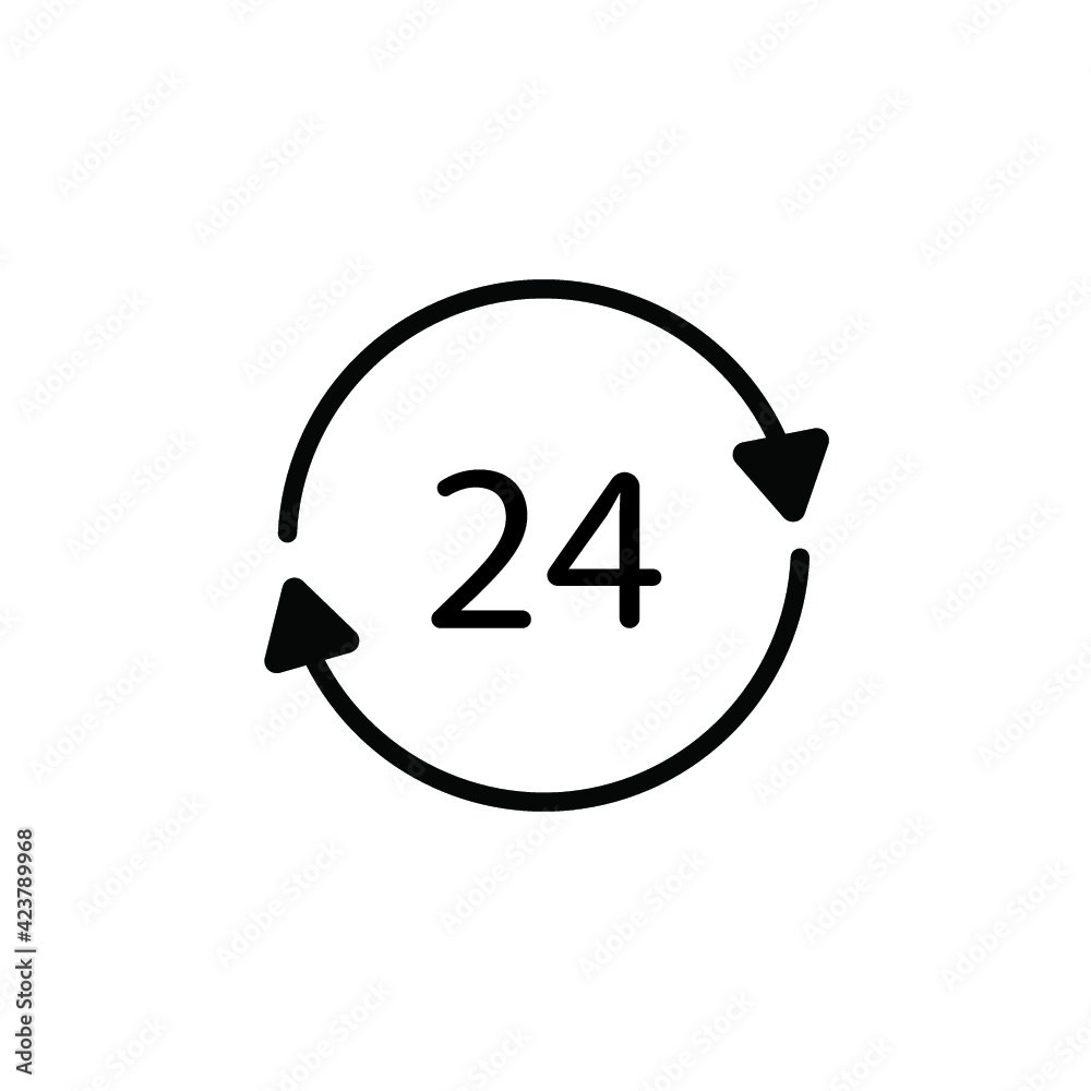 24 hour icon 24 hour icon