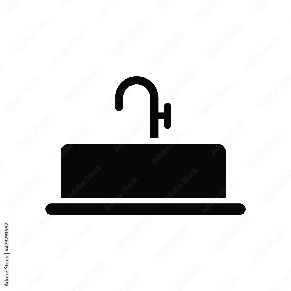 faucet icon isolated sign symbol illustration - high quality black style faucet icon isolated sign symbol illustration - high quality black style