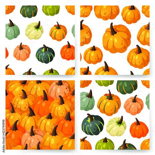 Cartoon Pumpkin Spice Season Image. Hand drawn stylish vegetable. Vector drawing fresh organic food. Summer illustration vegan ingrediens for smoothies or Pie