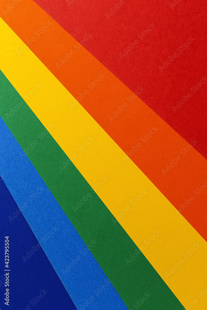 LGBT colorful background seen from above LGBT colorful background seen from above