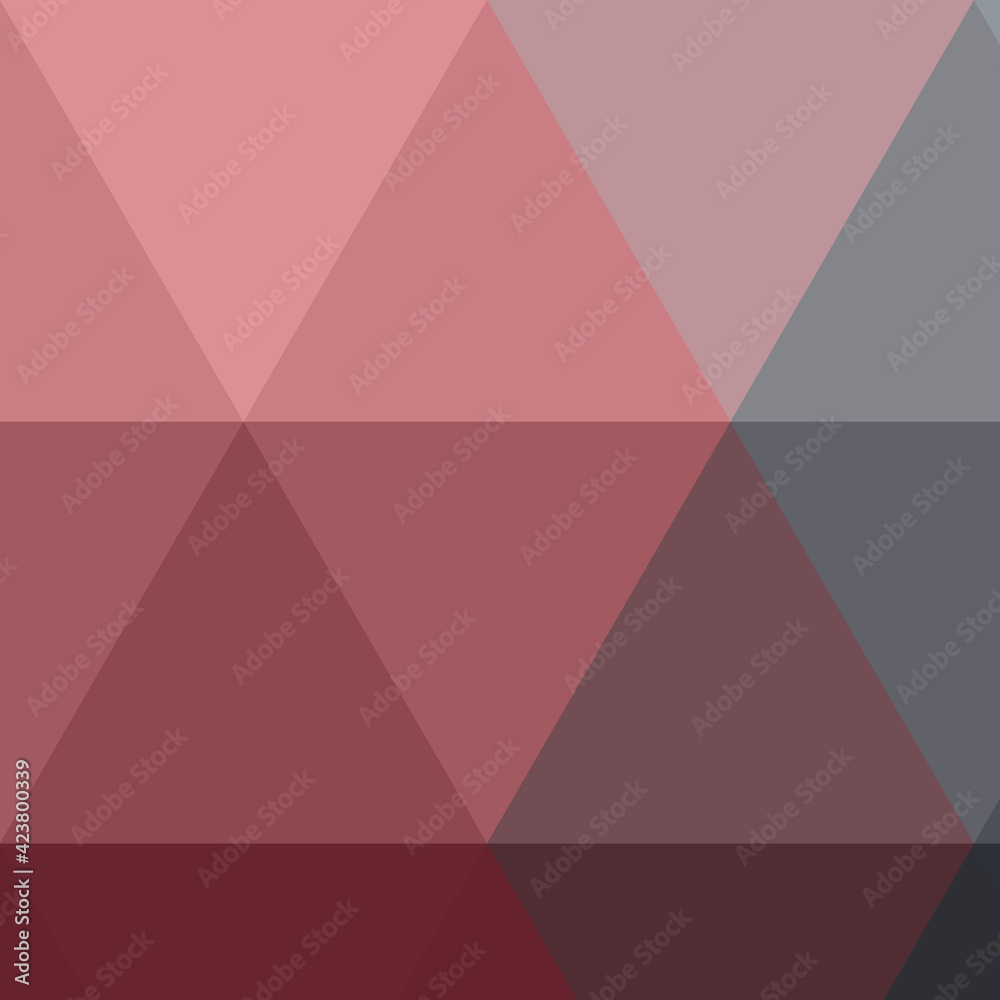 Fototapeta premium Abstract color Low-Polygones Generative Art background illustration