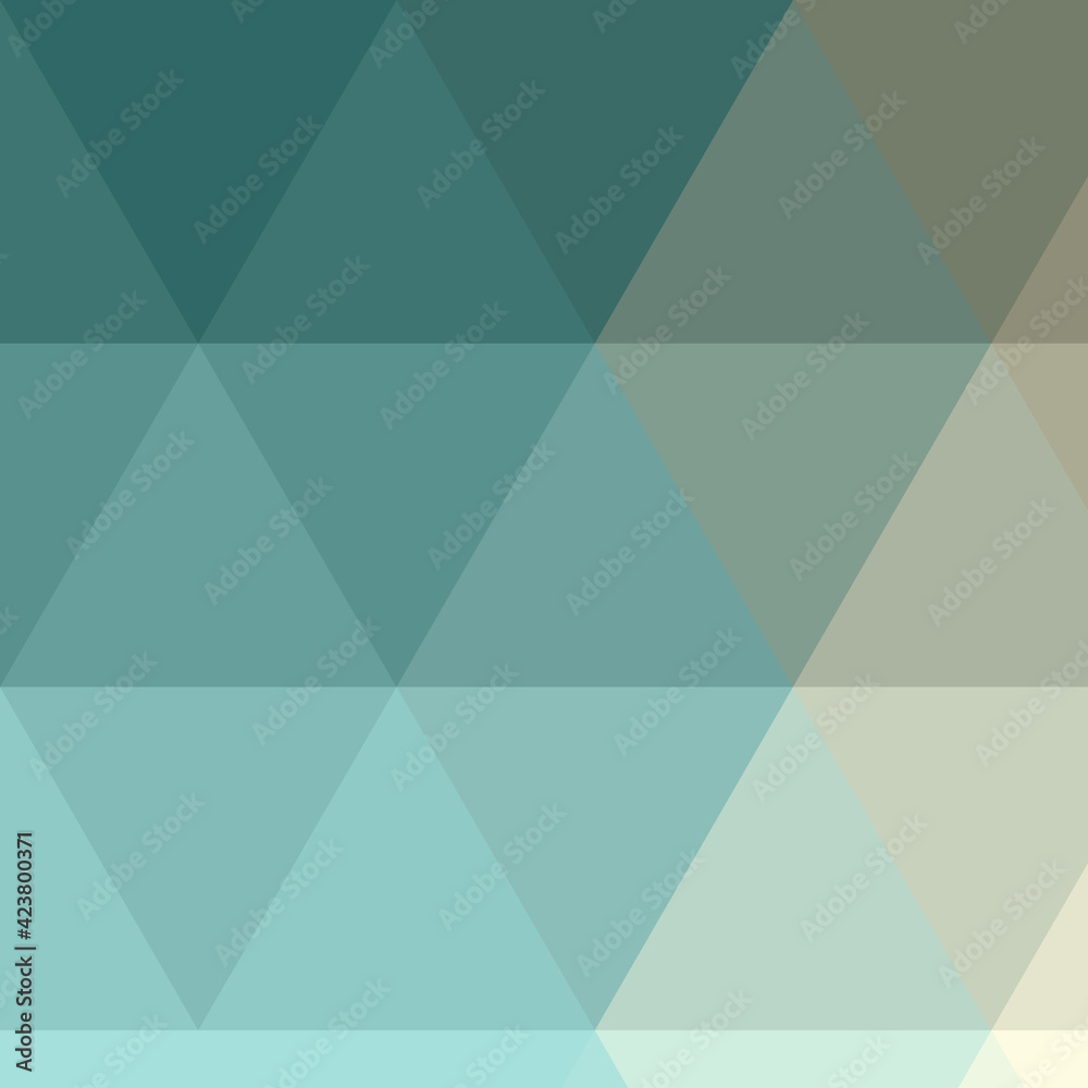 Fototapeta premium Abstract color Low-Polygones Generative Art background illustration