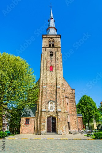 Saint Anna's Church in Bruges, Belgium
