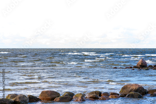 Wild Baltic Sea in Latvia