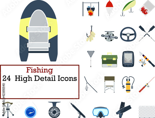 Fishing Icon Set