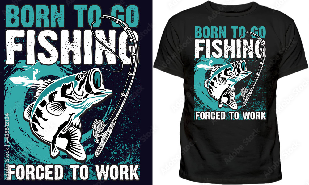 Fishing Shirt, fisherman shirt, fishing gift, fishing shirt for men,  fishing shirt for women, fishing t-shirt, fisherman t-shirt Stock Vector