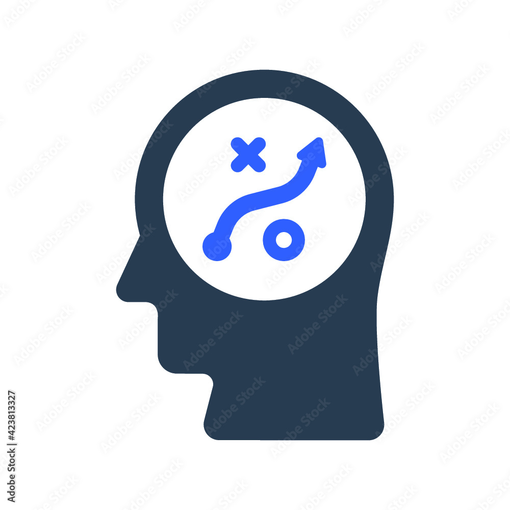 Mind planning icon Mind planning icon