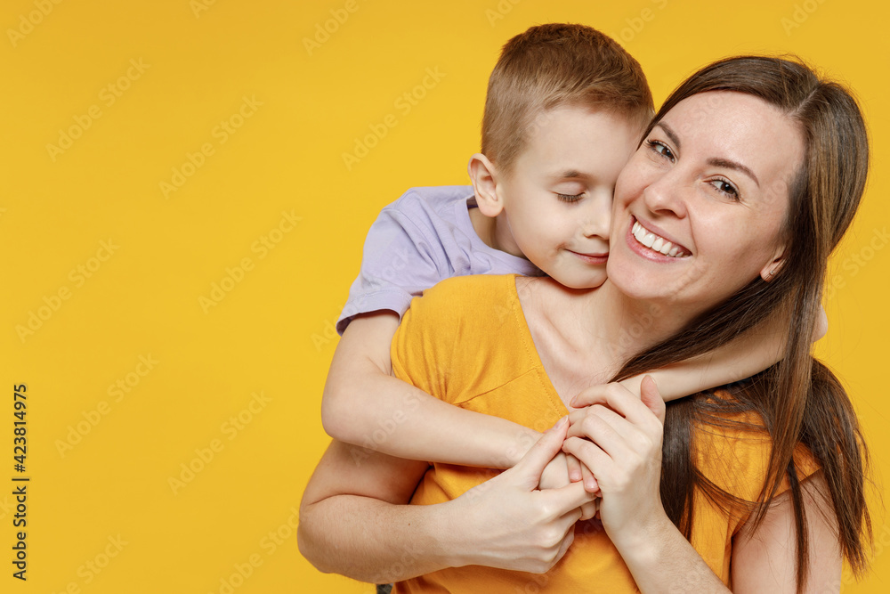Mature Mother Loves Young Boy