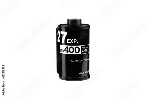 Black canister Iso 400 film for colour prints