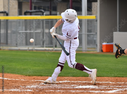 Photography Action photo of high school baseball players making amazing plays during a baseb