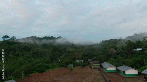 Ecuador jungle aerial view