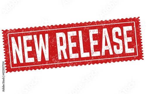 New release grunge rubber stamp
