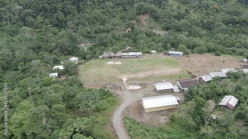 Ecuador jungle aerial view