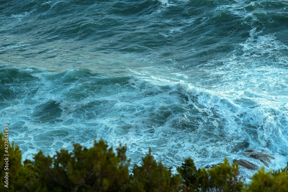Fototapeta premium seascape with stormy weather