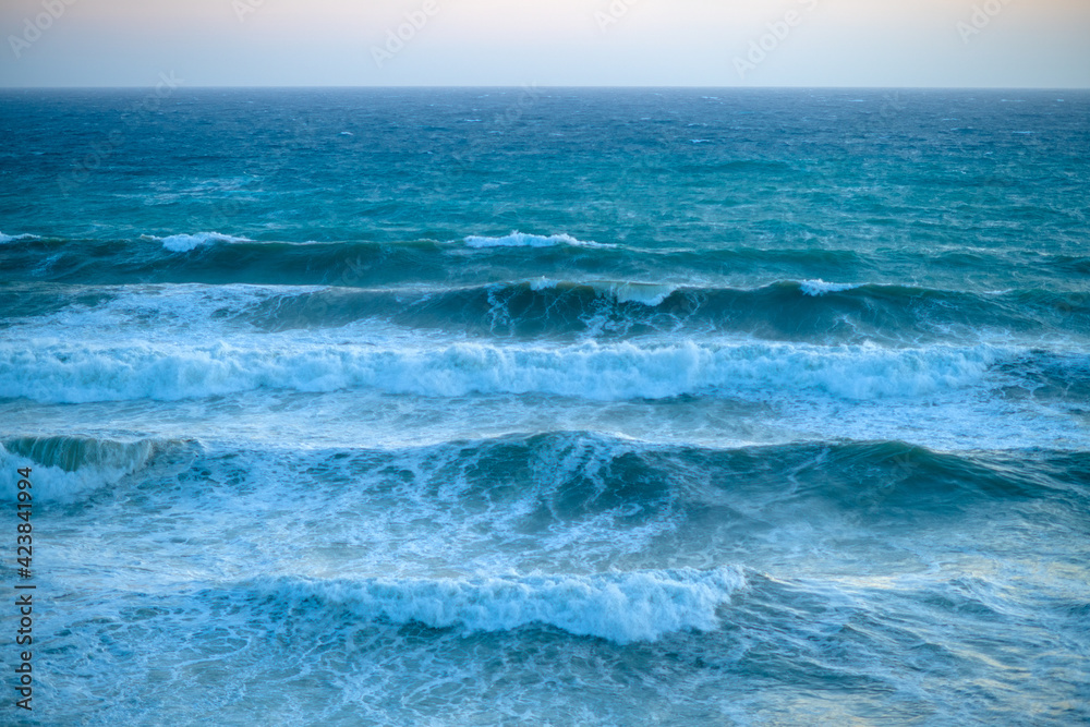 Fototapeta premium seascape with stormy weather