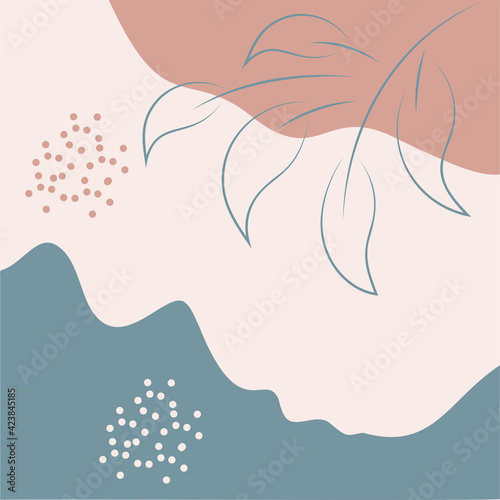 Vector. Social media stories, posts, highlight templates. Abstract floral backgrounds with copy space for text. Design for prints, social media, banners, invitations, corporate designs, covers, flyers