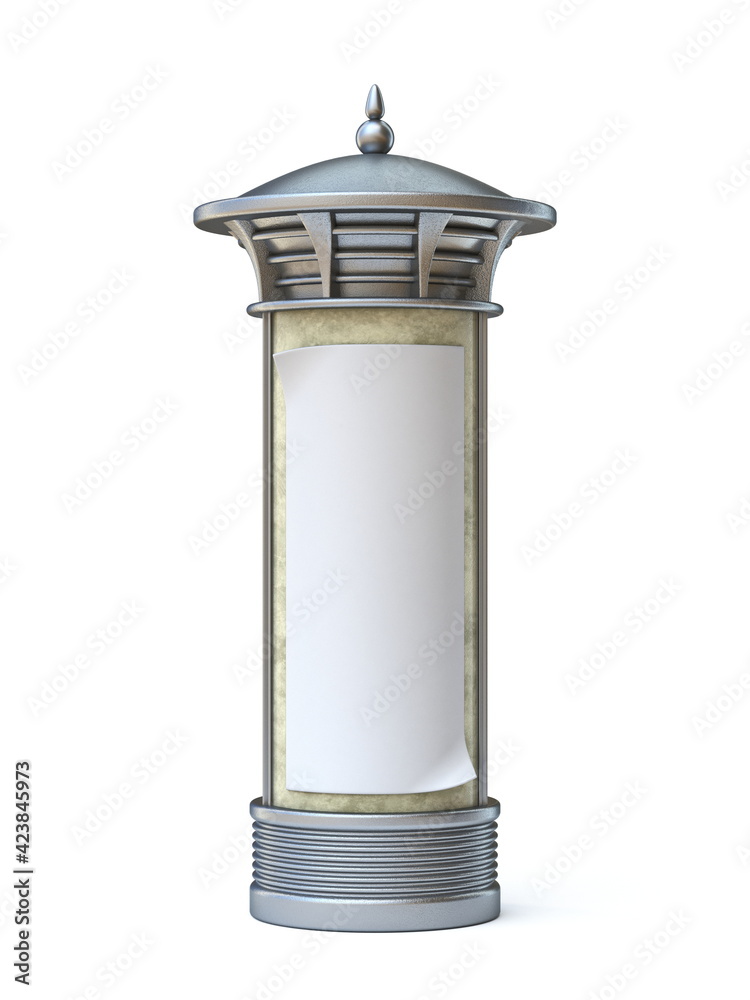 Advertising column 3D Advertising column 3D