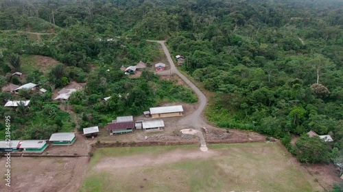 Ecuador jungle aerial view