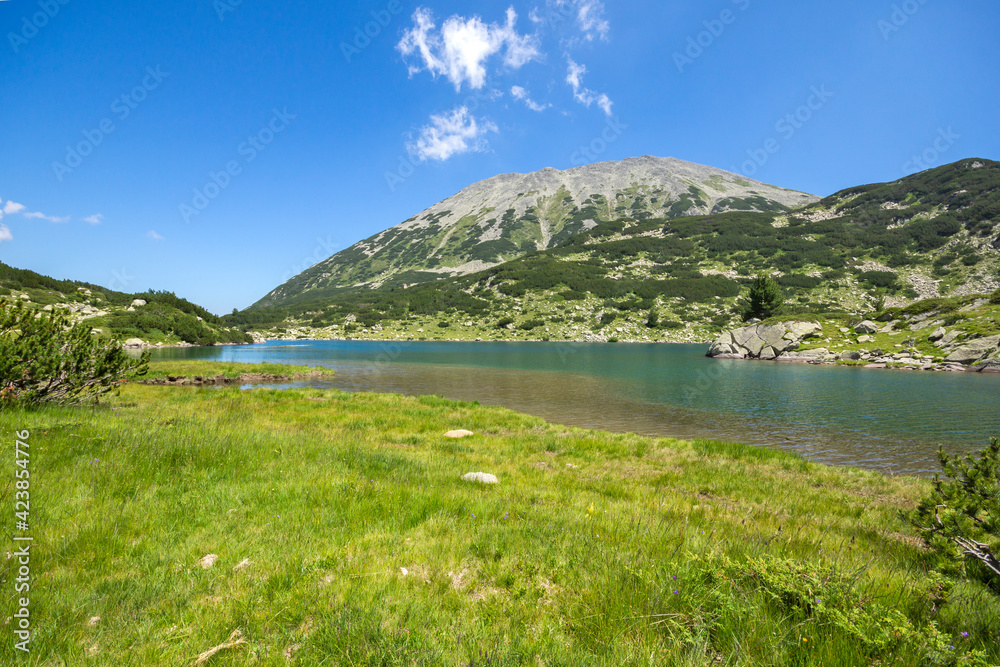 Obraz premium Fish Banderitsa lake at Pirin Mountain, Bulgaria