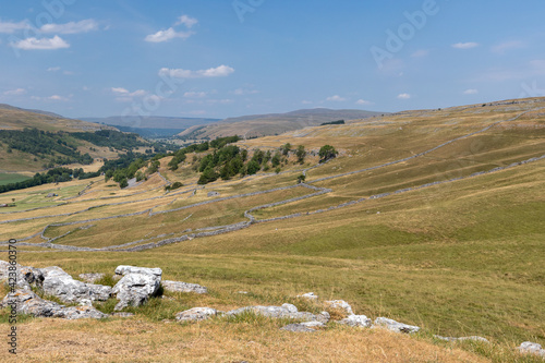 View of Conistone Pie mountain in the Yorkshire Dales National Park photo