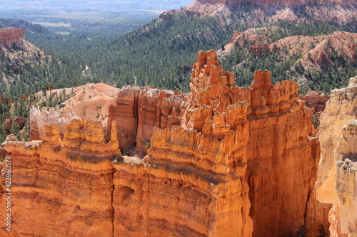 Bryce Canyon Rock Hoodoo Red