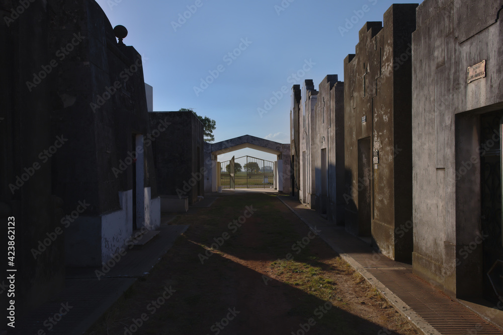 cementerio de un pueblo