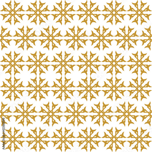 Golden Islamic Pattern design vector