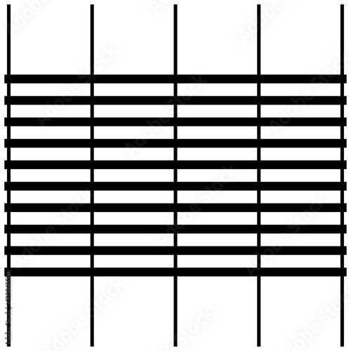 Abstract grid, mesh, lattice, grating geometric element