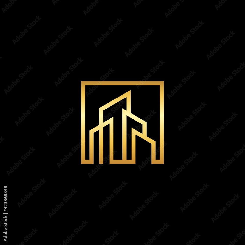 Luxury Real Estate Business Logo Vector Template, Building, Property Development Luxury Real Estate Business Logo Vector Template, Building, Property Development
