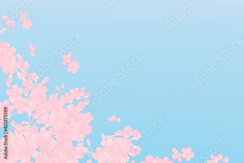 pink flowers background