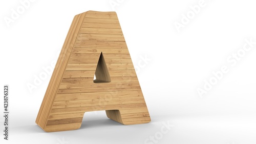 Background Wood Text 3D