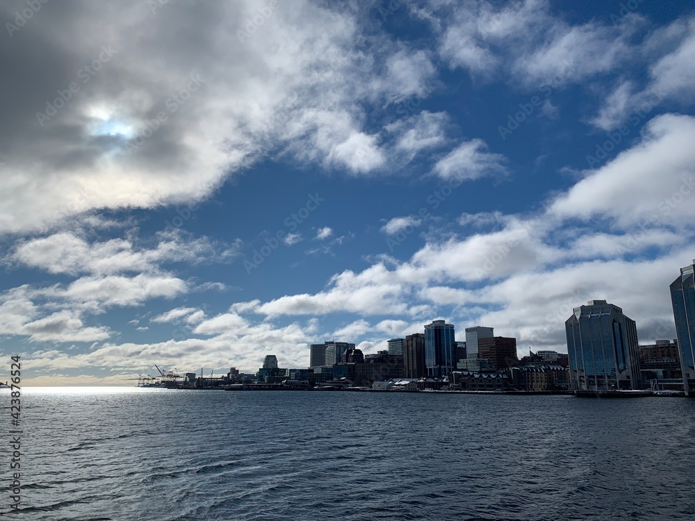 Obraz premium city skyline