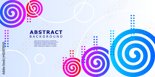 colorful swirled abstract background design