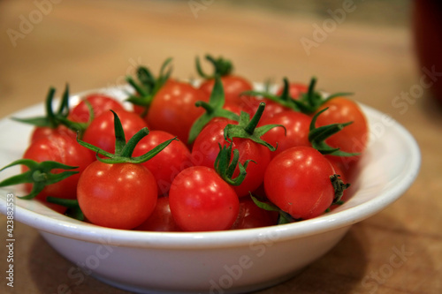 cherry tomatoes in a bowl