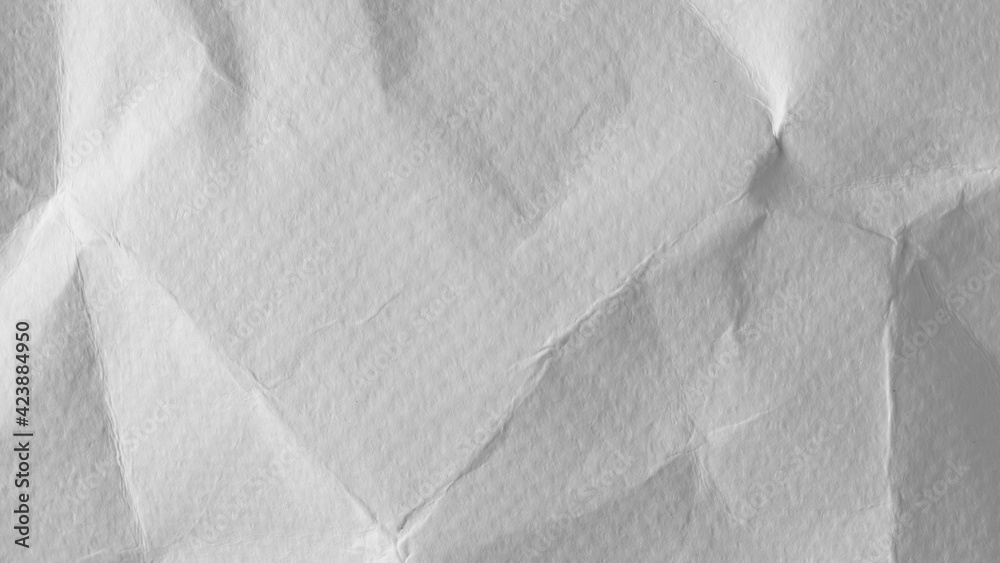 Obraz premium White creased paper texture background