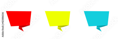Free Download Vector speech bubble colorful set - GFXLoad