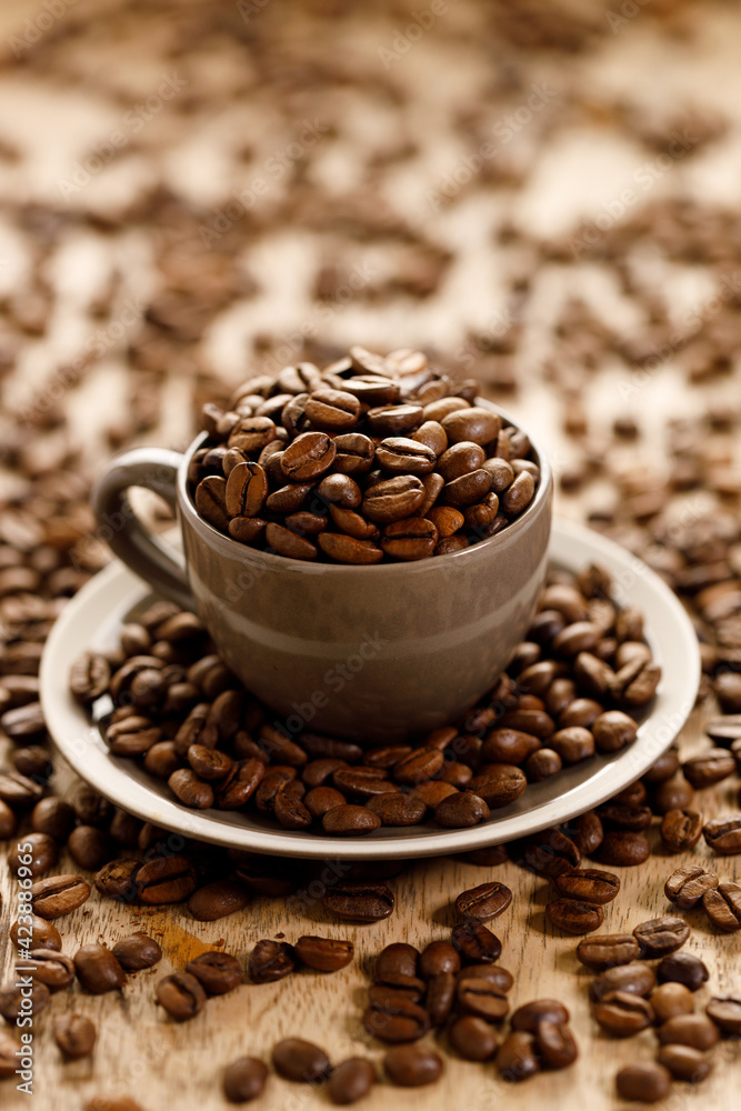 Fototapeta premium Coffee beans background