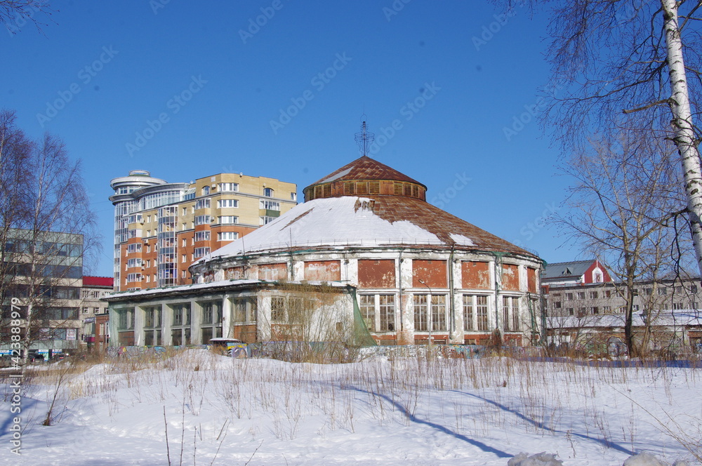 Old circus in Arkhangelsk
