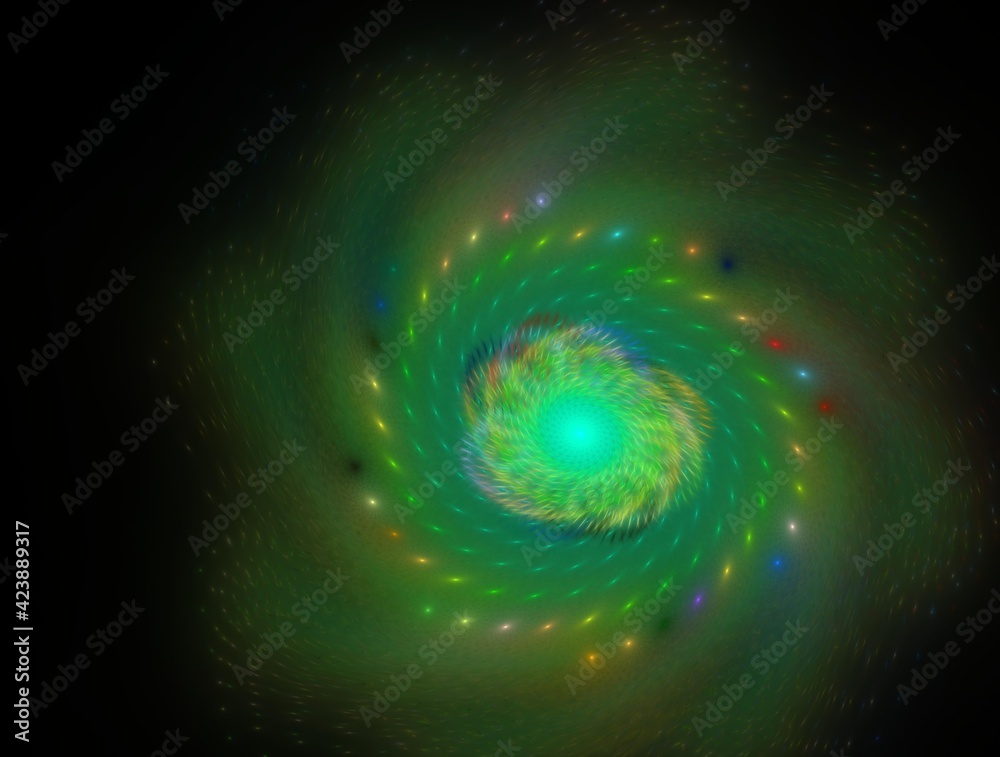 Obraz premium Imaginatory fractal background generated Image