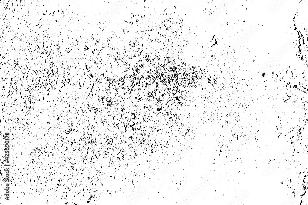 Vector grunge abstract scratched background. Dust texture effect.