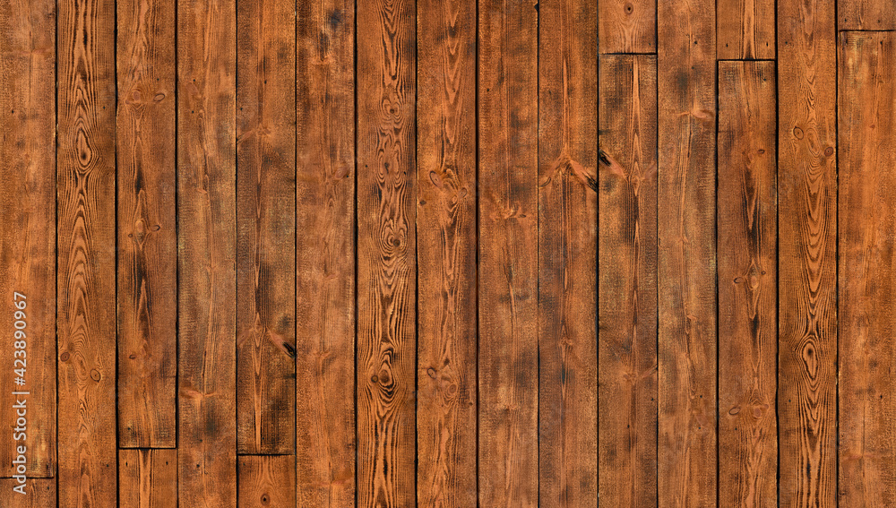 Fototapeta premium rough hardwood planks wall background