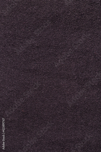 Black fabric cloth polyester texture and textile background